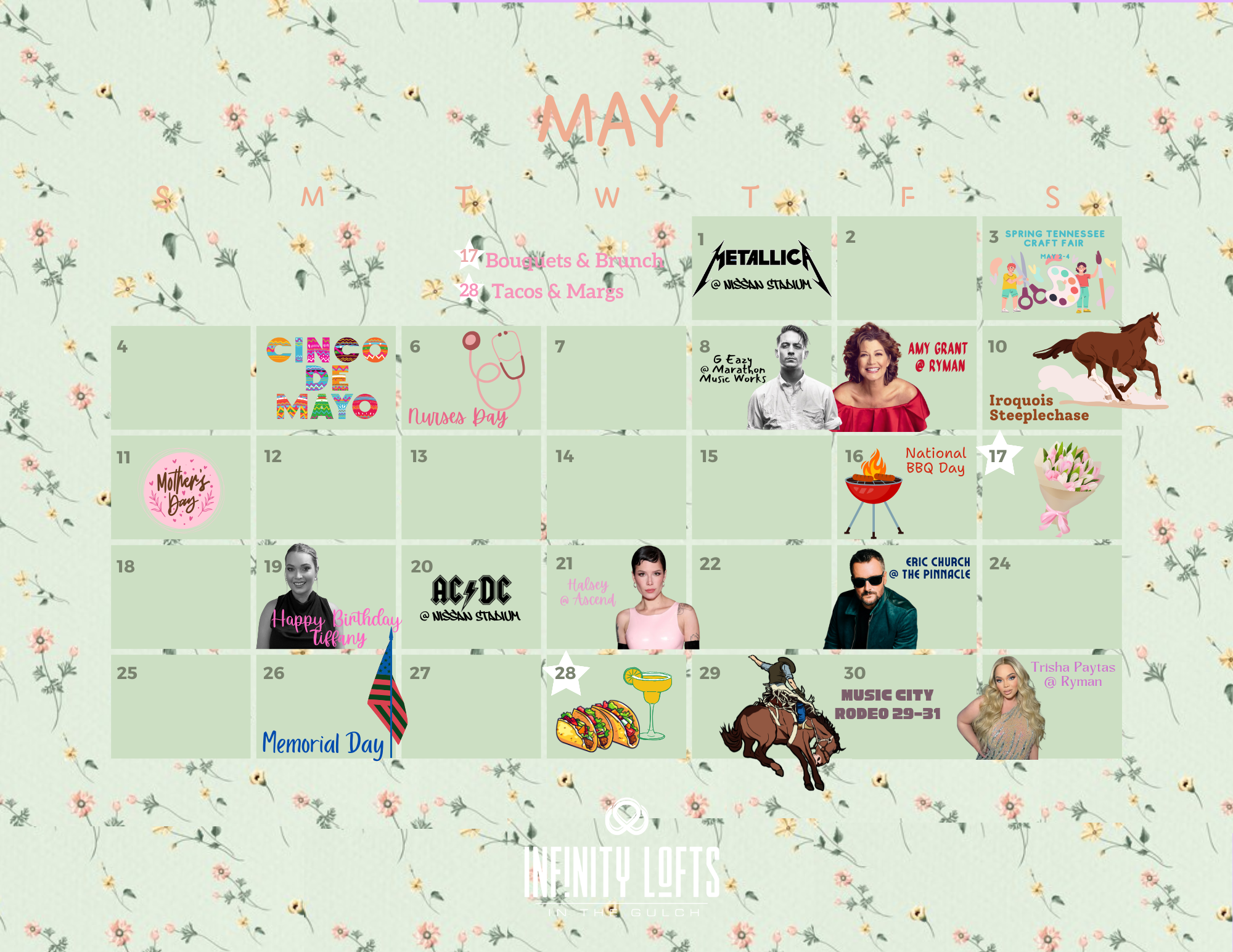 May Event Calendar