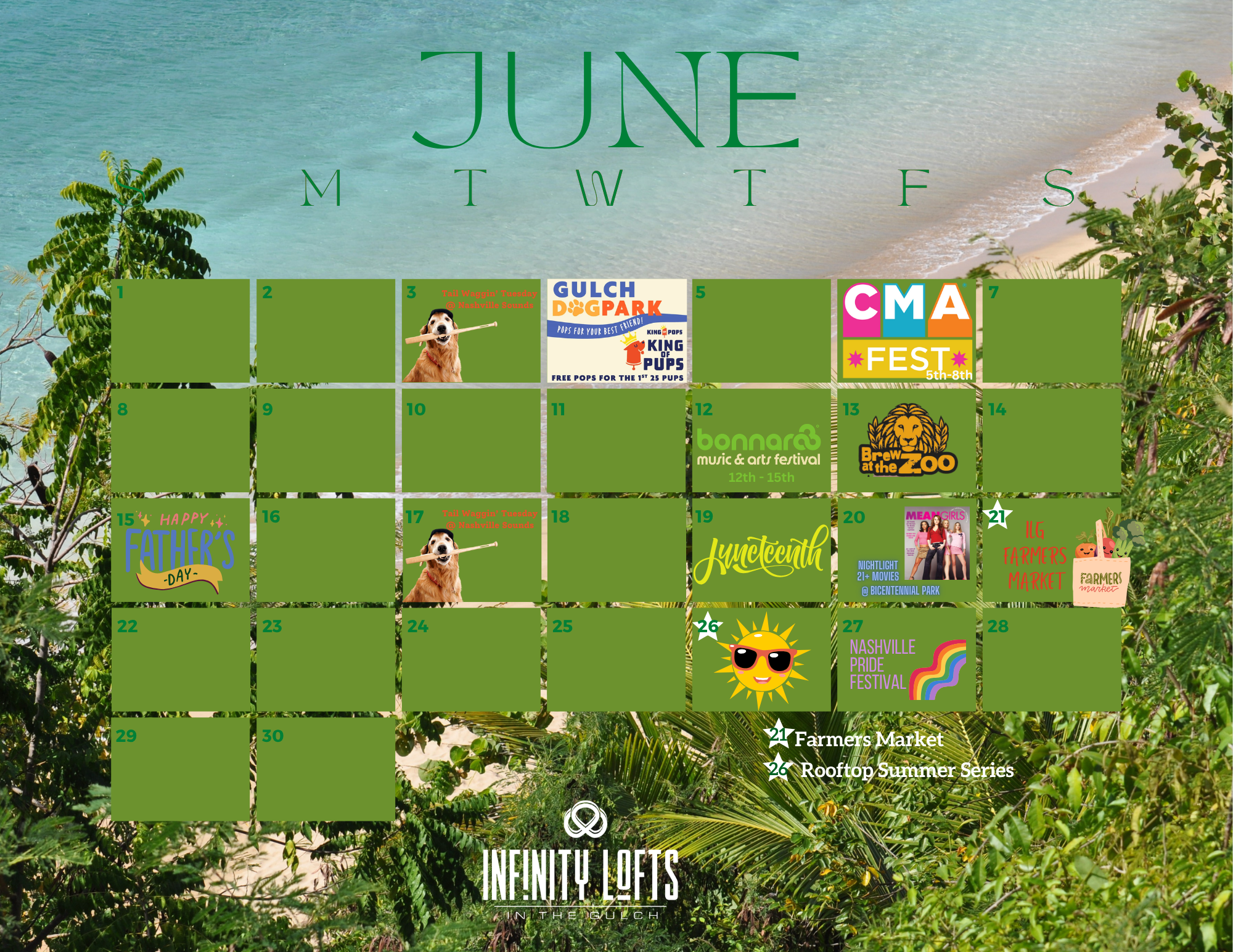 June Event Calendar