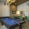 a pool table in a room